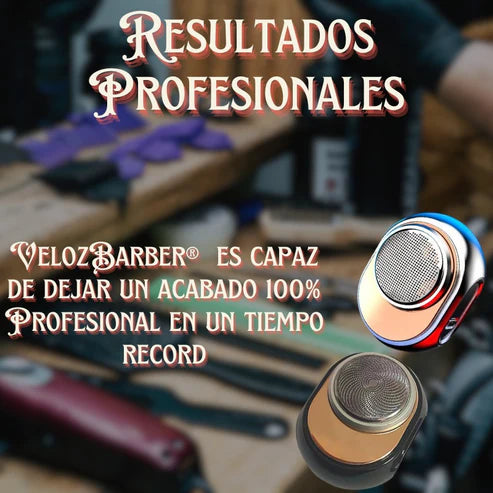 Mini Máquina de Afeitar Veloz Barber