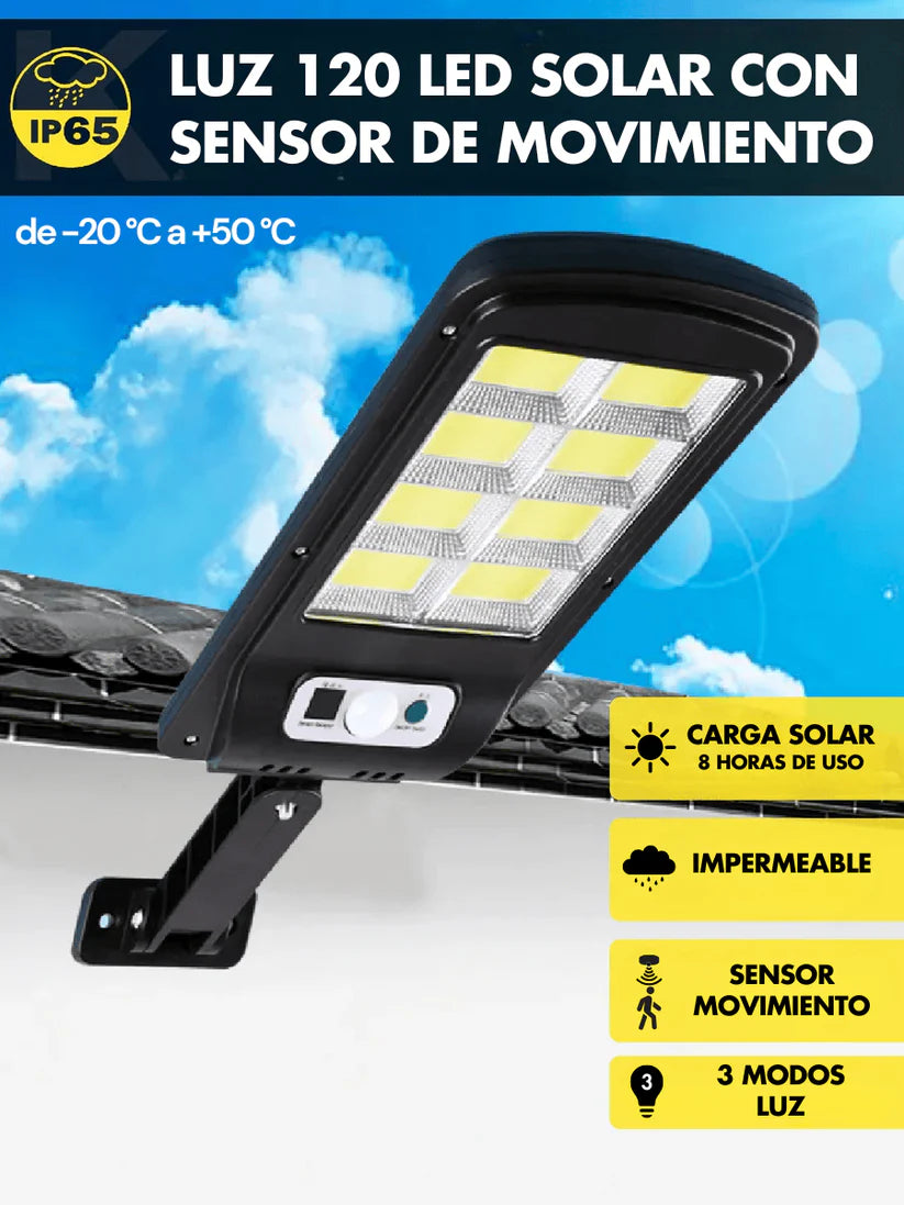 Farola solar 120 LED
